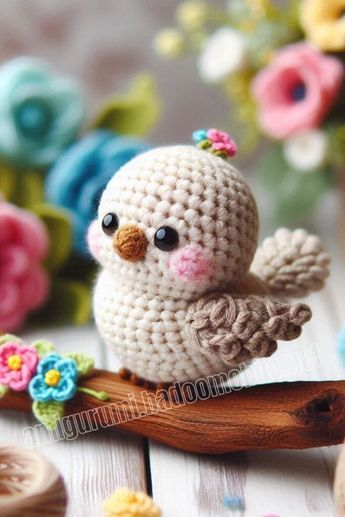 Amigurumi Cute Bird Tori Free Pattern-1 Crochet Birds Free Pattern Amigurumi, Crochet Birds Free Pattern, Bird Amigurumi Free Pattern, Bird Crochet Pattern, Bird Amigurumi, Crochet Critters, Crochet Bird, Crochet Bird Patterns, Crocheted Animals