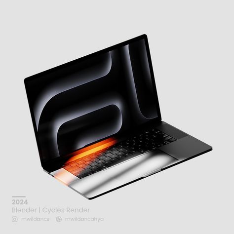 Macbook pro Product Render Visualization. With the same lighting and render setup from my previous work. Done in Blender. Cycles Render . #3d #productrender #macbookpro #laptopdesign #apple #blender #render #cycles #eevee #3dproducts Blender Furniture Render, Realistic Blender Renders, Blender Product Render, 3d Screen, Blender Render, Product Render, Vray Render, Laptop Design, 3d Product