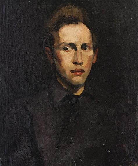 George Bellows - Portrait of a Young Man George Bellows, Ashcan School, American Realism, Most Famous Artists, Childe Hassam, School Portraits, Famous Paintings, Group Art, American Painting