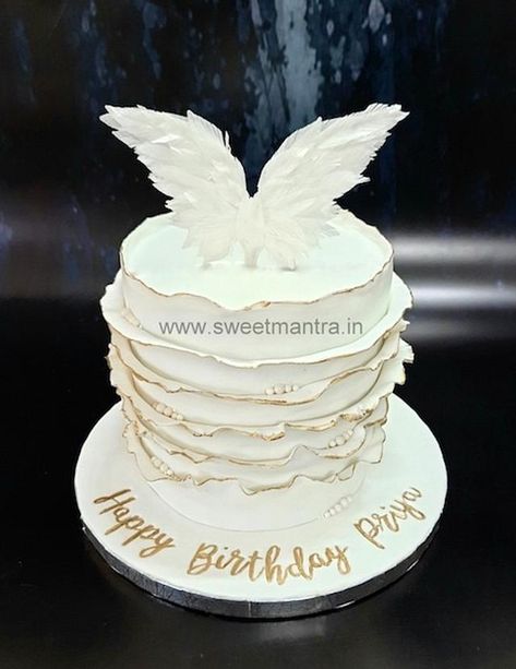 Angel Theme Cake, Angel Wings Cake, Grandma Cake, Customised Cakes, Angel Theme, Adult Birthday Cakes, Animal Cake, Cake Delivery, Cake Online