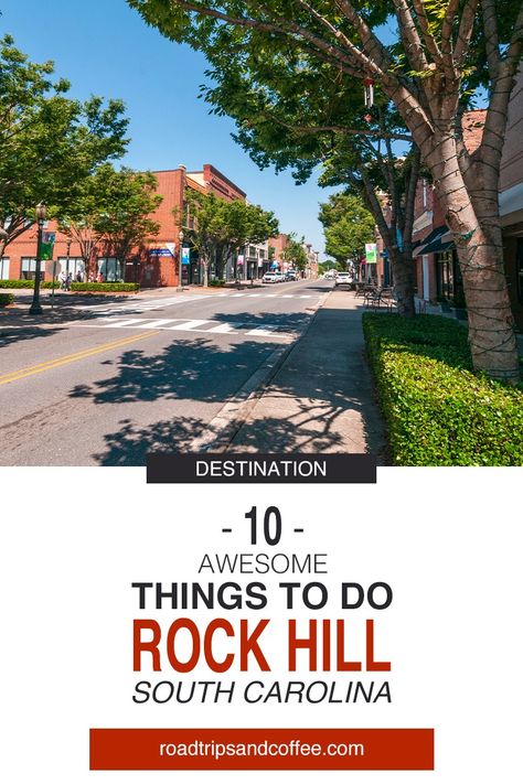 10 Awesome Things to Do in Rock Hill, South Carolina - Road Trips & Coffee Travel Blog Myrtle Beach Family Vacation, Myrtle Beach Things To Do, Myrtle Beach Photography, Rock Hill South Carolina, Myrtle Beach Restaurants, Myrtle Beach Boardwalk, Fountain Park, Visit York, South Carolina Vacation