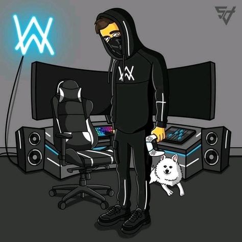 Lily Alan Walker, Walker Join, Walker Wallpaper, Dj House, Trinidad James, Dj Logo, Noah Cyrus, Dark Black Wallpaper, All Falls Down