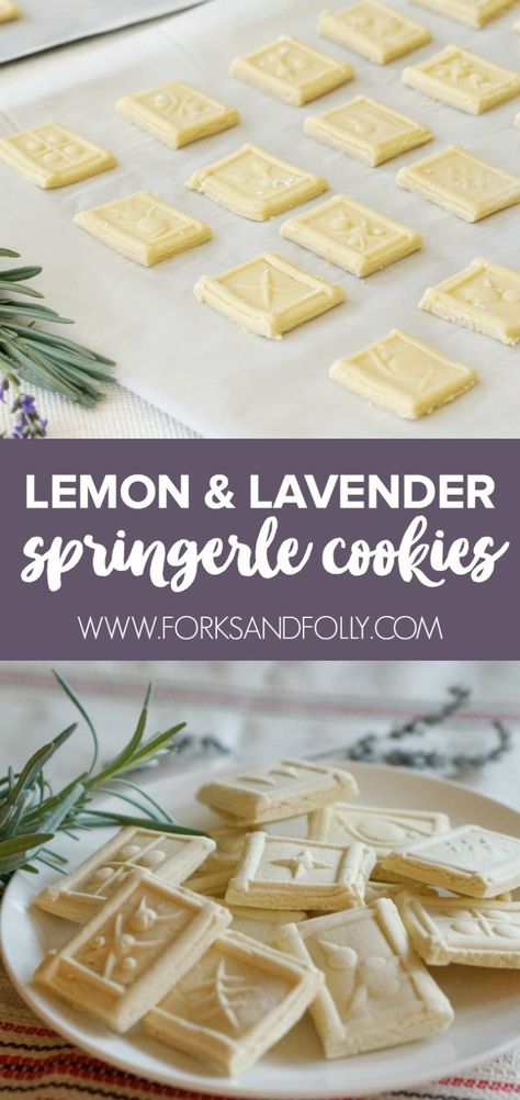 Lemon Springerle Cookies: #52WeeksofSweets, Week 30 - Forks and Folly German Biscuits, Dairy Free Deserts, Food Authentic, Baking Pies, Bigelow Tea, Beautiful Recipes, German Cookies, Springerle Cookies, Shortbread Recipe