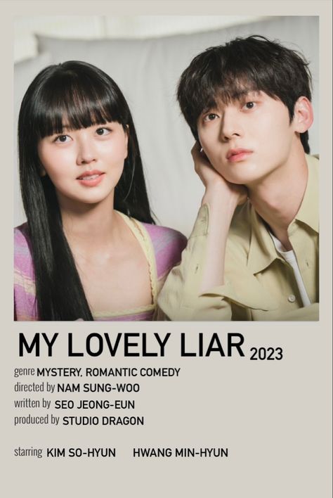 My Lovely Liar Kdrama Poster, Kdrama 2023 Poster, 2023 Kdrama, Kdrama 2023, Kdrama Posters, My Lovely Liar, Kdrama List, Scrapbook Disney, Korean Male Actors