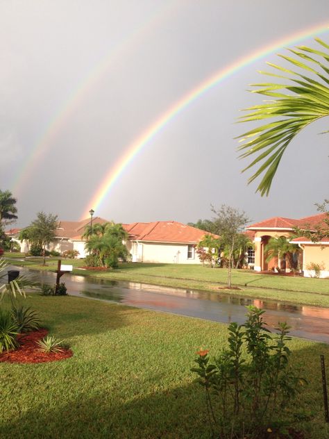 Double rainbow. Port Saint Lucie, Florida Port Saint Lucie Florida, Port St Lucie Florida, Stuart Florida, Saint Lucy, Fort Pierce, Florida Holiday, Jamaican Culture, Treasure Coast, Vero Beach