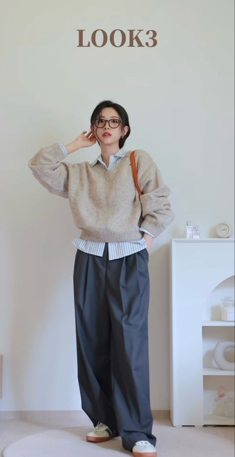 Army Outfit, Korean Tips, Mix Match Outfits, Korean Outfit Street Styles, Korean Fashion Dress, String Bag, Layering Outfits, Casual Chic Style, 가을 패션