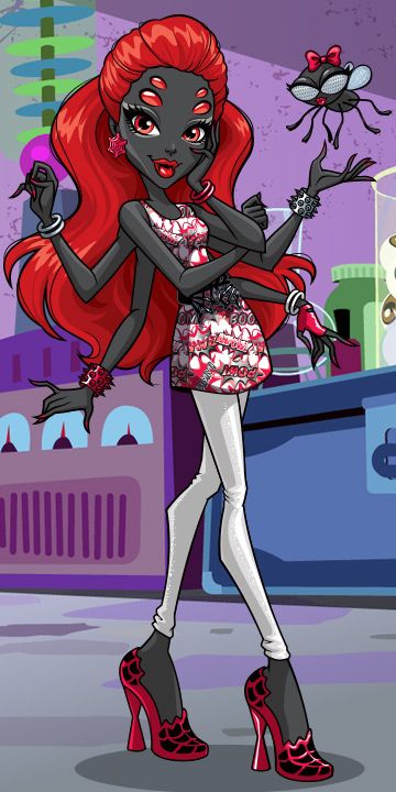 Monster High Wydowna Spider, Monster High Wydowna, Wydowna Spider, Spider Monster, Novi Stars, Monster H, Monster High School, Princesas Disney Anime, High Characters