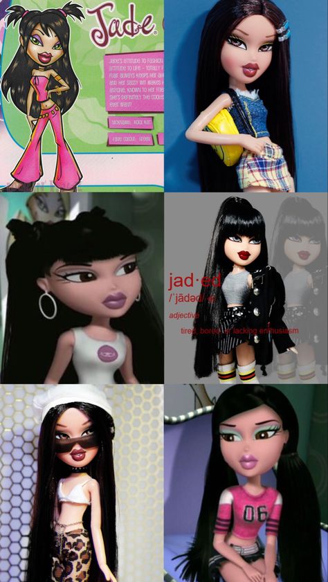 Bratz Doll Outfits Halloween Jade, Jade Inspired Outfits Bratz, Jade Bratz Doll Outfits, Jade Bratz Halloween Costume, Jade Bratz Costume, Jade Bratz Outfits Inspiration, Bratz Jade Outfit, Jade Bratz Outfits, Bratz Dolls Jade Outfit