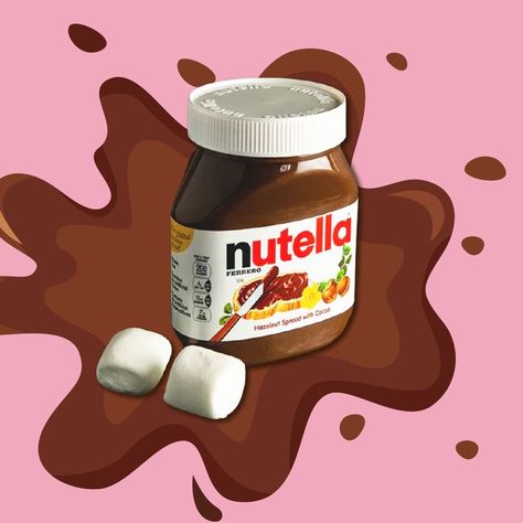 Happiness is the first smear out of a Nutella jar.🍫 And you're in luck! Each of our S'more kits comes with a mini Nutella jar, ready to add a little extra happiness to your day!😉 Mini Nutella, Nutella Jar, Hazelnut Spread, Nutella Bottle, Happiness Is, Hazelnut, Nutella, Cocoa