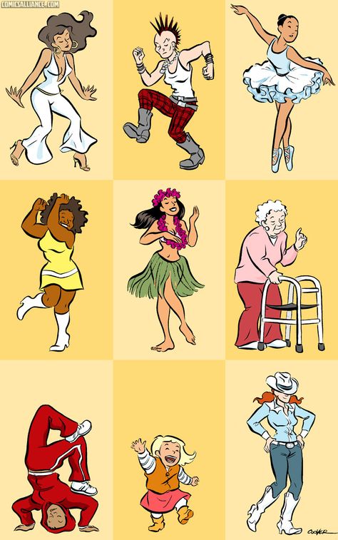 Colleen Coover - Nine Ladies Dancing 9 Ladies Dancing 12 Days, Nine Ladies Dancing, 9 Ladies Dancing, Christmas Comics, Children's Comics, Christmas Jokes, Long Holiday, Drummer Boy, Old Comics