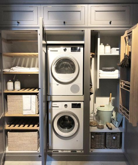 Laundry Cupboard Ideas, Utility Room Ideas, Boot Room Utility, Cleaning Cupboard, Laundry Cupboard, Cupboard Ideas, Small Utility Room, Utility Room Designs, Snug Room