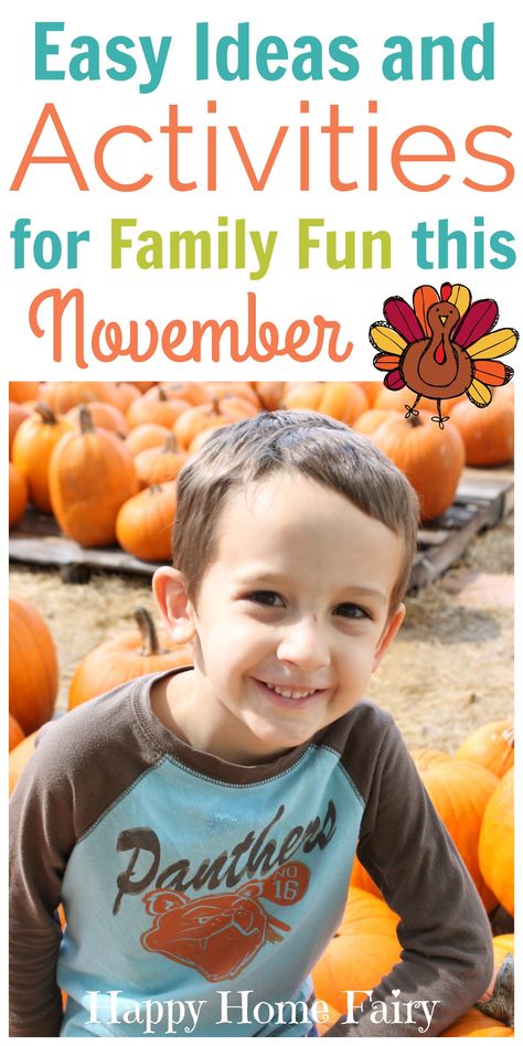 Easy Activities for Family Fun this November - Happy Home Fairy Gif Happy Thanksgiving, Thanksgiving Game Ideas, Preschool Director, Nurturing Relationships, Happy Home Fairy, Autumn Bucket List, Fun Straws, Thanksgiving Activity, Thanksgiving 2022