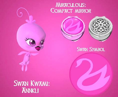 Swan Kwami, Swan Miraculous, Miraculous Ladybug Kwami Oc, Kwamis Miraculous, Miraculous Kwami, Tikki Y Plagg, Ladybug And Cat Noir, Ladybug Wallpaper, Miraculous Ladybug Oc