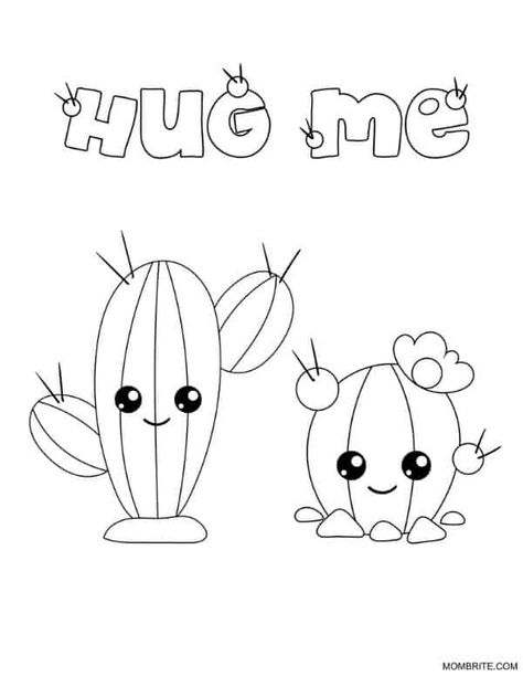 Nobody Hugs A Cactus Activities, Cactus Activities, Cactus Coloring Page, Cactus Facts, Mexican Cafe, Storytime Crafts, Cactus Printable, Amazing Science Facts, Butterfly Template