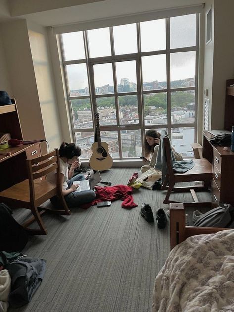 3 People Dorm Room, Boarding School Aesthetic Dorms, Berklee College Of Music Dorms, Student Dorm Aesthetic, Berklee Aesthetic, Boarding School Room Aesthetic, Berklee College Of Music Aesthetic, Nyu Dorm Aesthetic, School Dorm Aesthetic