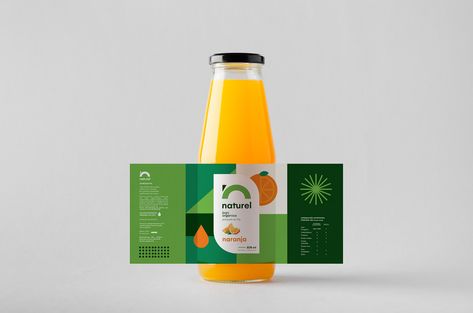 Naturel - Organic Juice on Behance Label Minuman, Fruit Juice Packaging, Desain Merek, Juice Logo, Drinks Packaging, Packaging Template Design, Juice Branding, Drinks Packaging Design, Fruit Packaging