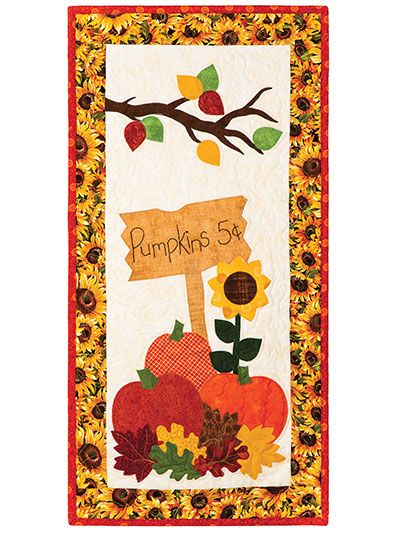 Fun and Whimsical Wall Quilts for All Seasons Easter Quilts, Simple Applique, Seasonal Wall Hangings, Panama Canal Cruise, Anni Downs, Fall Sewing Projects, Fall Quilt, Quilt Pattern Book, Scraps Of Fabric