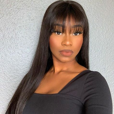 lassy✔️Boujee ✔️Sexy ✔️⁣⁣ This look is flawless @lllauryne⁣⁣ Use code IG15 For extra 15% Off⁣⁣⁣⁣ Search Wig Code FL009 at www.divaswigs.com⁣⁣⁣⁣ #divaswigs #wigs #humanhair #longhair #blackgirlmagic #lacewig #hairstyle #hairinspiration Straight Hair Bundles, Hair Patterns, Human Virgin Hair, Straight Lace Front Wigs, Wig With Bangs, Short Bob Wigs, Lace Hair, Human Hair Lace Wigs, One Hair