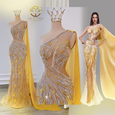 جورج حبيقة, Yellow Evening Gown, Baju Kahwin, Western Dresses For Women, Simple Wedding Gowns, Glamour Dress, Evening Gowns Elegant, Pageant Gowns, Classy Dress Outfits