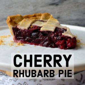 Rhubarb And Cherry Pie Filling Recipes, Cherry Rhubarb Pie, Desert Pies, Cherry Crumb Pie, Cherry Rhubarb, Cherry Pie Filling Recipes, Rhubarb Recipes Pie, Homemade Cherry Pies, Bar Desserts