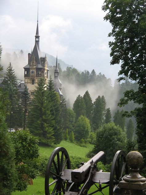 Sinaia Romania, Carpathian Forest, Peles Castle, Famous Castles, Carpathian Mountains, Beautiful Castles, A Castle, Macedonia, Seville