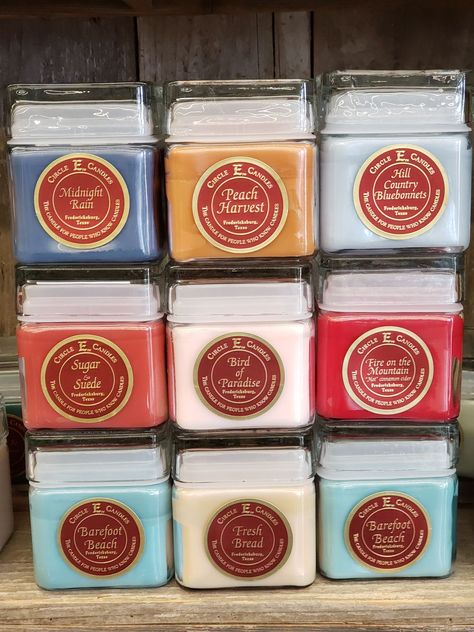 Circle E Candles, Essential Candles, Butterfly Kisses, Fudge Brownies, Blue Bonnets, Scented Candles, Candles, In This Moment, 10 Things