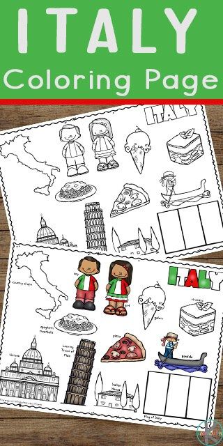 FREE Italy coloring sheets. #freehomeschooldeals #fhdhomeschoolers #coloringsheetsonItaly #Italycoloringsheets Italy For Preschoolers, Italy Kindergarten Activities, Italy Unit Study For Kids, Preschool Italy Activities, Italian Activities For Kids, Greece Crafts For Kids, Italy Activities For Kids, Italy Crafts For Kids, Italy Coloring Pages