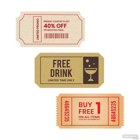 Coupon Graphic Design, Avery Label Templates, Restaurant Coupons, Image Graphic, Discount Design, Avery Labels, Coupon Template, Statement Template, Coupon Design