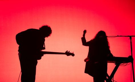 Once Twice Melody, Maladaptive Daydreaming, Concert Photography, Beach House, Brooklyn, Concert, Wall Art, Photography, Red