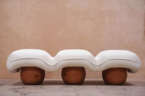 Bench Design, Sculptural Chair, Acrylic Chair, Milan Design Week, Wooden Bench, Instagram Design, Traditional Rugs, New Furniture, Home Textile