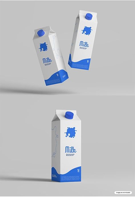 Milk Carton Photoshoot, Milk Carton Template, Milk Carton Reference, Paper Milk Carton Template, Milk Carton Packaging, Milk Carton Bottle Design, Milk Carton Design Packaging, Clear Milk Carton, Retro Milk Carton