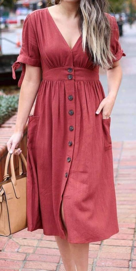 Stylish Frock Design, Casual Frocks, Frock For Women, Dress Design Patterns, High Waist Dress, Frock Design, Vintage Style Dresses, Mode Inspo, Style Dresses