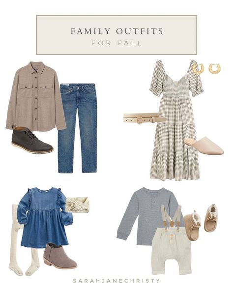 Coordinating Outfits For Family Photos, Neutral Fall Family Photo Outfits, Neutral Family Photo Outfits, Outfits For Family Photos, Fall Photo Outfits, Cozy Clothes, Fall Family Photo Outfits, Mini Outfit, Outfit Options