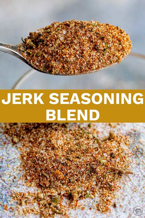 Burrito Seasoning Recipe, Food Jamaican, Jerk Seasoning Recipe, Jamaican Seasoning, Rice Seasoning, Jamaican Jerk Seasoning, Jerk Pork, Pork Seasoning, Flavorful Meals