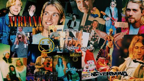 Nirvana Laptop Background, Nirvana Aesthetic Wallpaper Laptop, Kurt Cobain Desktop Wallpaper, Nirvana Computer Wallpaper, Rockstar Desktop Wallpaper, Aesthetic Grunge Wallpaper Laptop, Nirvana Desktop Wallpaper, Nirvana Laptop Wallpaper, Band Wallpapers Desktop