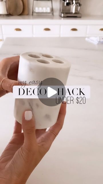 492K views · 35K likes | AYLIN • www.stylinbyaylin.com on Instagram: "Think outside the box & use a marble toothbrush holder as a mini-decorate vase to easily hold faux or real greens. Perfect for your kitchen, bathroom counter, a display shelf, nightstand, etc. Watch my ig stories for product details: @stylinbyaylin Re-sharing this from last year for anyone that’s new to following me❤️. #STYLINAYLINHOME Follow my shop @stylinbyaylin on the @shop.LTK app to shop this post and get my exclusive app-only content! https://liketk.it/3BHMW #liketkit #LTKstyletip #ltkhome" Shelf Nightstand, Bathroom Counters, Bathroom Counter, Display Shelf, Outside The Box, Thinking Outside The Box, Ig Stories, Display Shelves, Toothbrush Holder