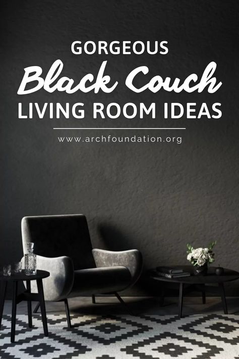 35+ Gorgeous Black Couch Living Room Ideas 2024 Black Leather Couch Living Room Aesthetic, Black Couch Living Room Ideas, Black Cloud Couch, Black Leather Couch Aesthetic, Black Sofa Decor, Black Couch Decor, Cloud Couch Black, Black Leather Couch Living Room, Black Leather Furniture