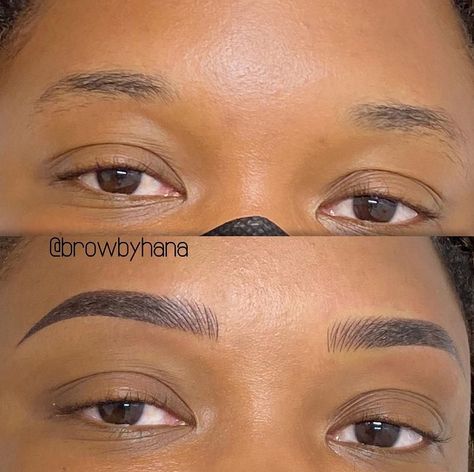 Ombre Brows Black Women, Tinting Eyebrows Before And After, Ombre Eyebrows Microblading, Ombre Microblading Eyebrows, Ombre Shading Eyebrows, Ombre Eyebrows Permanent, Ombré Eyebrows, Microshading Eyebrows, Cosmetic Tattoo Eyebrows