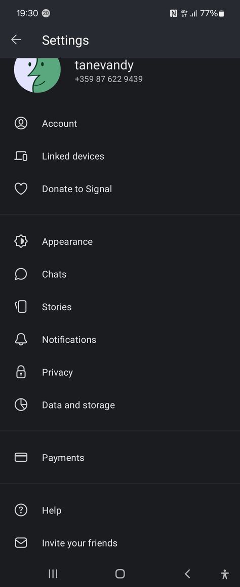 Signal App, Quick Saves