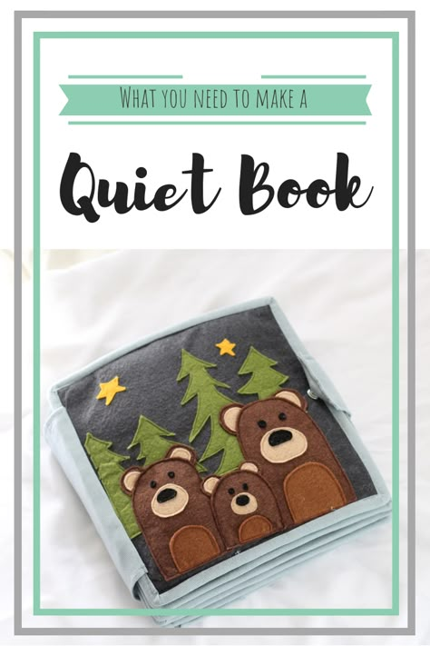 Book Supplies, Quiet Book Tutorial, Diy Busy Books, Quiet Book Templates, Diy Quiet Books, Baby Quiet Book, Quiet Book Patterns, Busy Books, Book Diy