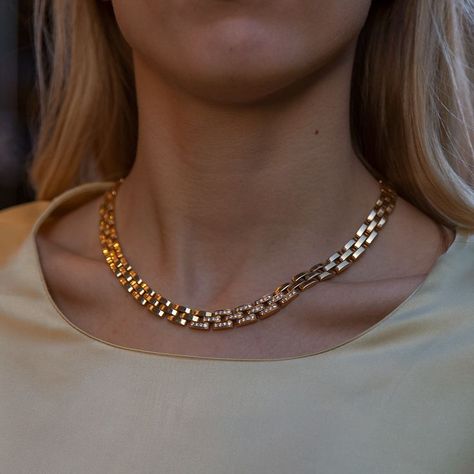 Gold Necklace Cartier, Gold Cartier Necklace, Cartier Necklace Gold, Cartier Necklace Diamond, Cartier Chain Necklace, Cartier Diamond Necklace, Cartier Chain, Celebrity Necklace, Cartier Diamond