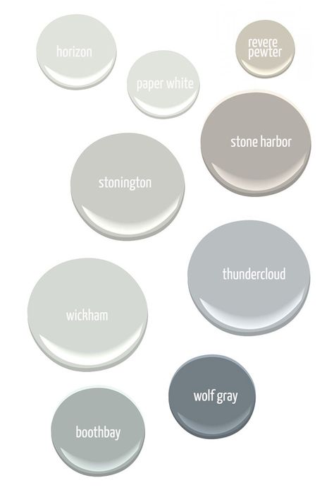 Stonington for living room, wolf gray for bedroom! Stone harbor for kitchen, thundercloud for bathroom! Benjamin Moore Horizon, Gray Paint Colors, Benjamin Moore Gray, Stone Harbor, Gray Paint, Favorite Paint Colors, Benjamin Moore Paint, Grey Paint Colors, Ideas Hogar