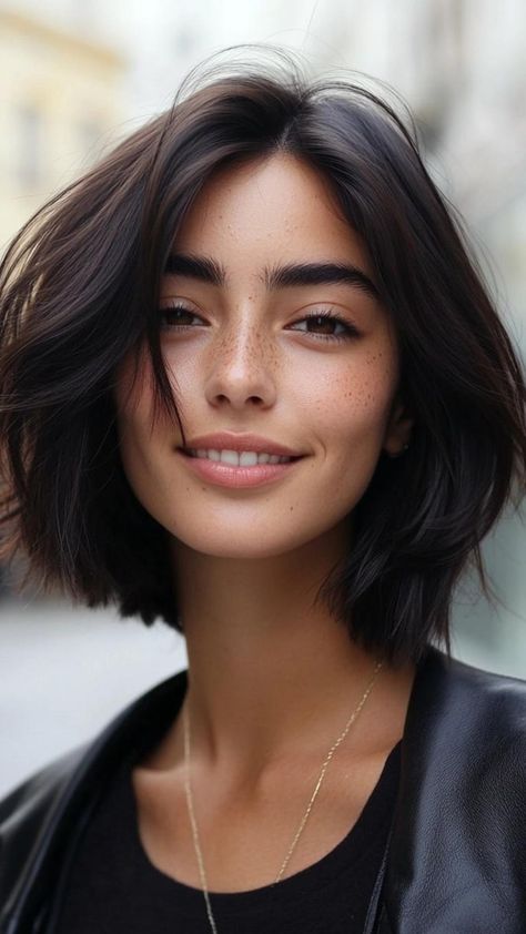 A bob haircut for thick hair is a fantastic choice if you want to embrace your natural volume. With options like layered bobs or sharp, clean cuts, you can shape your thick hair into a sleek, structured style that�s both versatile and easy to maintain, from day to night. Bob Haircut For Thick Hair, A Bob Haircut, Bob Haircuts For Thick Hair, Haircuts For Thick Hair, Layered Bobs, Haircut For Thick Hair, New Hairstyle, Bob Haircut, Bob Haircuts