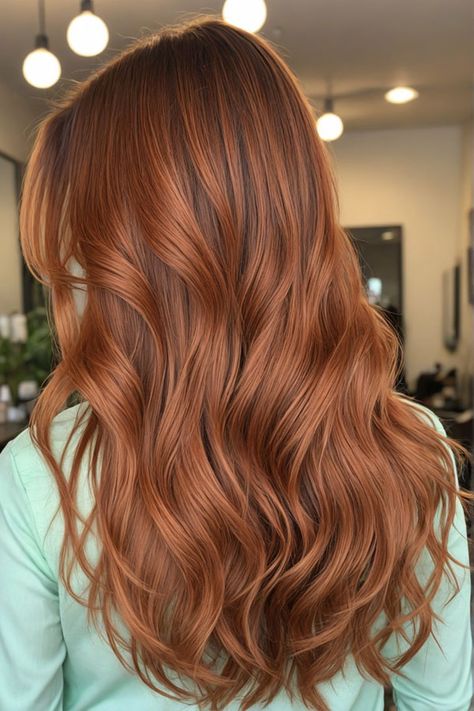 Copper Dark Roots, Ginger Hair With Brown Roots, Kiara Hairstyle, Fall Auburn Hair Balayage, Caramel Red Hair, Auburn Hair Colour, Fall Auburn Hair, Redhead Balayage, Auburn Hair Ideas