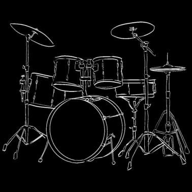 Percussion Tattoo, Drums Drawing, Drum Drawing, Drummer Art, Batman Comic Wallpaper, Guitar Illustration, Demon Days, Scribble Art, Jazz Art