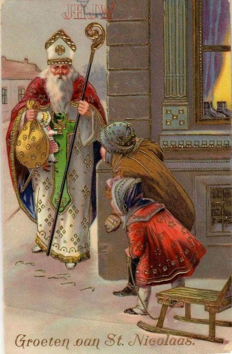 December 6 in history ( 13 events), or St. Nicholas Day at Western Christians St Nicholas Day, Santa Art, Santa Candy, San Nicolas, St Nicolas, Saint Nicolas, Christmas Hearts, Old Christmas, Saint Nicholas