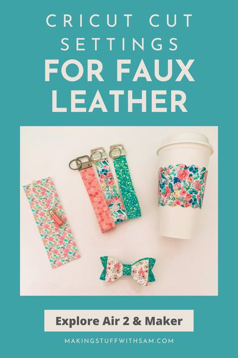 Faux Leather Headbands, Faux Leather Sheets Projects, Faux Leather Storage Ideas, Faux Leather Crafts, Leather Keychain Diy, Leather Accessories Diy, Cricut Leather, Vendor Market, Tree Faux