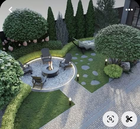 Modern Backyard Landscaping, Have Inspiration, Outdoor Gardens Design, Backyard Garden Design, Outdoor Decor Backyard, Garden Landscape Design, House Landscape, Backyard Patio Designs, Back Garden