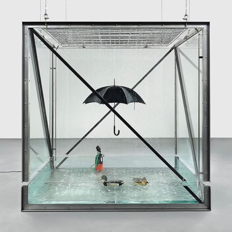 Currently on view as part of the group exhibition "Atlas”, at Fondazione Prada, Milan. ⠀
Courtesy Fondazione Prada and the artist.

#damienhirst #hirst #atlas #fondazioneprada #prada #tearsforeverybody #lookingatyou #umbrella #rain #installation #britishartist #artoftheday #britishart #modernart #milan #garytatintsiangallery Umbrella Installation, Chair Exhibition, Rain Installation, Duck Float, Art Of The Day, John Lobb, Damien Hirst, Black Room, Marble Statues