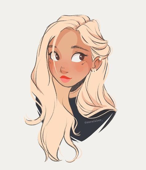 Sara Faber no Instagram: “Today’s warm up 💫✨ I make tutorials and drawing videos on Patreon! Once you join our Patreon art community, you will get instant access to…” Sara Faber, Doodle Techniques, Patreon Art, Drawing Cartoon Faces, Girl Drawing Sketches, Images Kawaii, Cartoon People, Cartoon Girl Drawing, Art Community